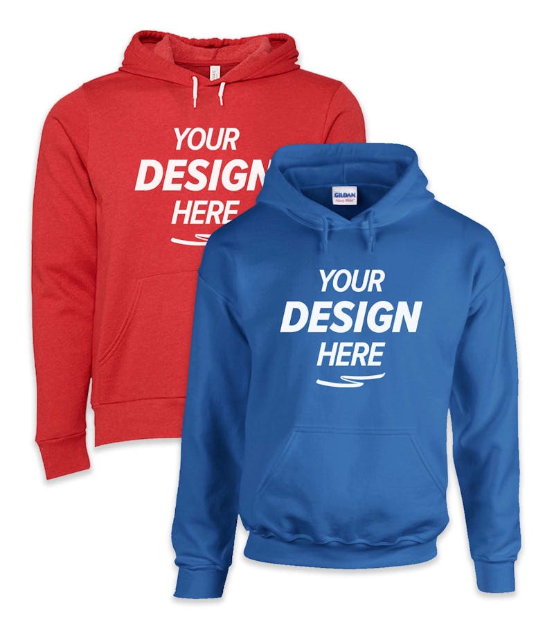 Design Custom Hoodies & Sweatshirts