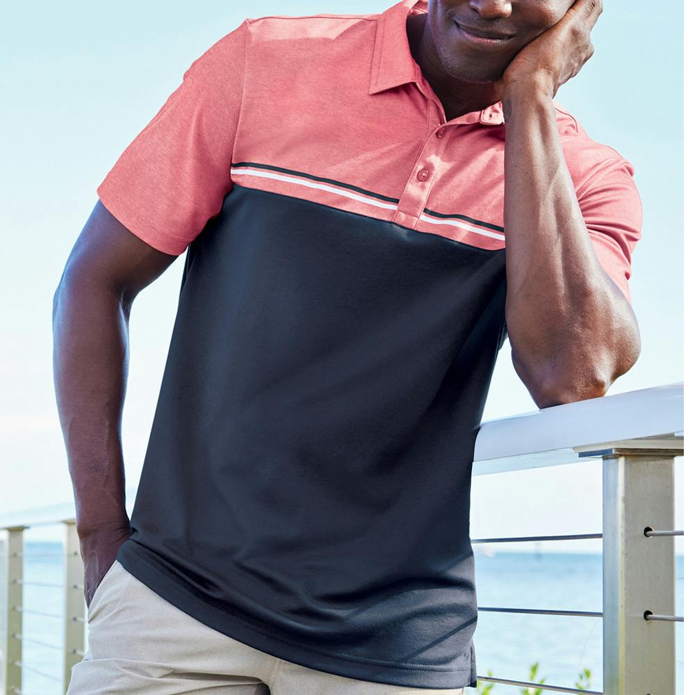 TravisMathew Sunset Blocked Polo - additional Image 1