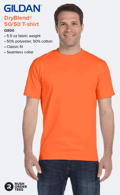 Gildan DryBlend 5050 T-shirts product details - G800