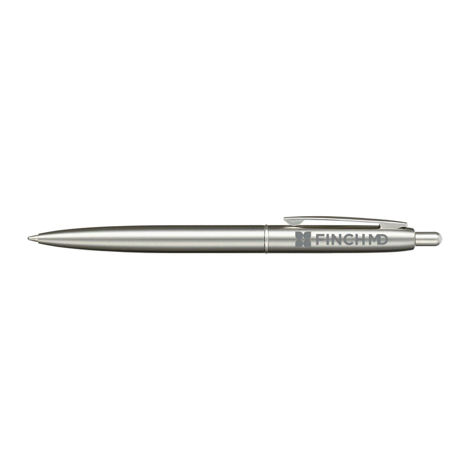 Recycled Stainless Steel Ballpoint Pen - additional Image 1