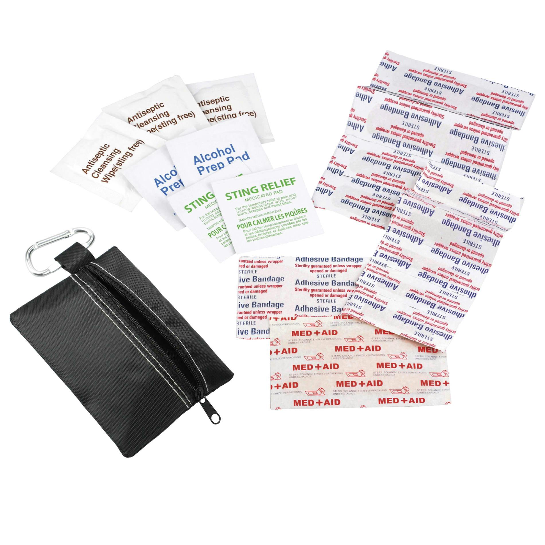 Zippered 20-Piece First Aid Pouch - additional Image 1