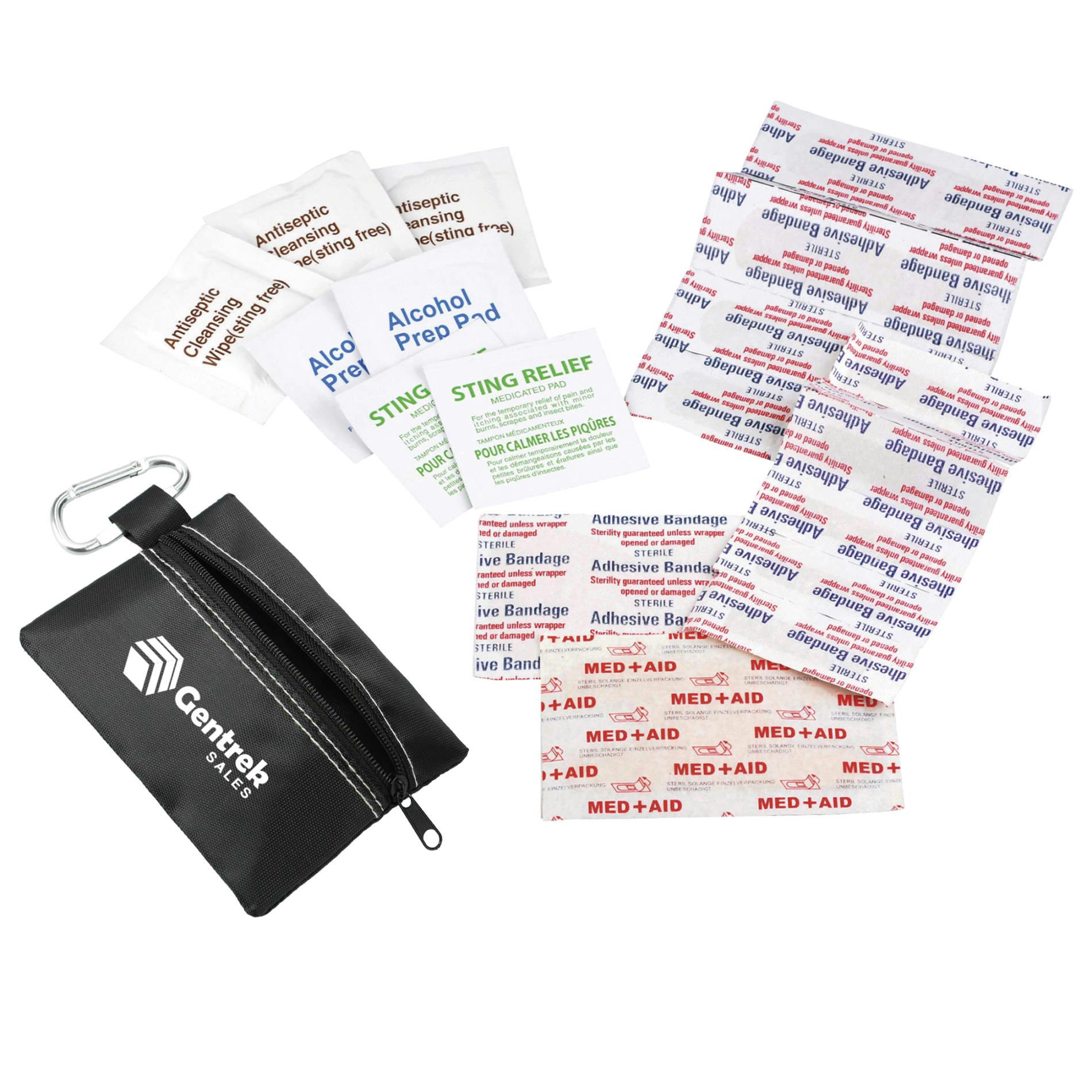 Zippered 20-Piece First Aid Pouch - additional Image 2