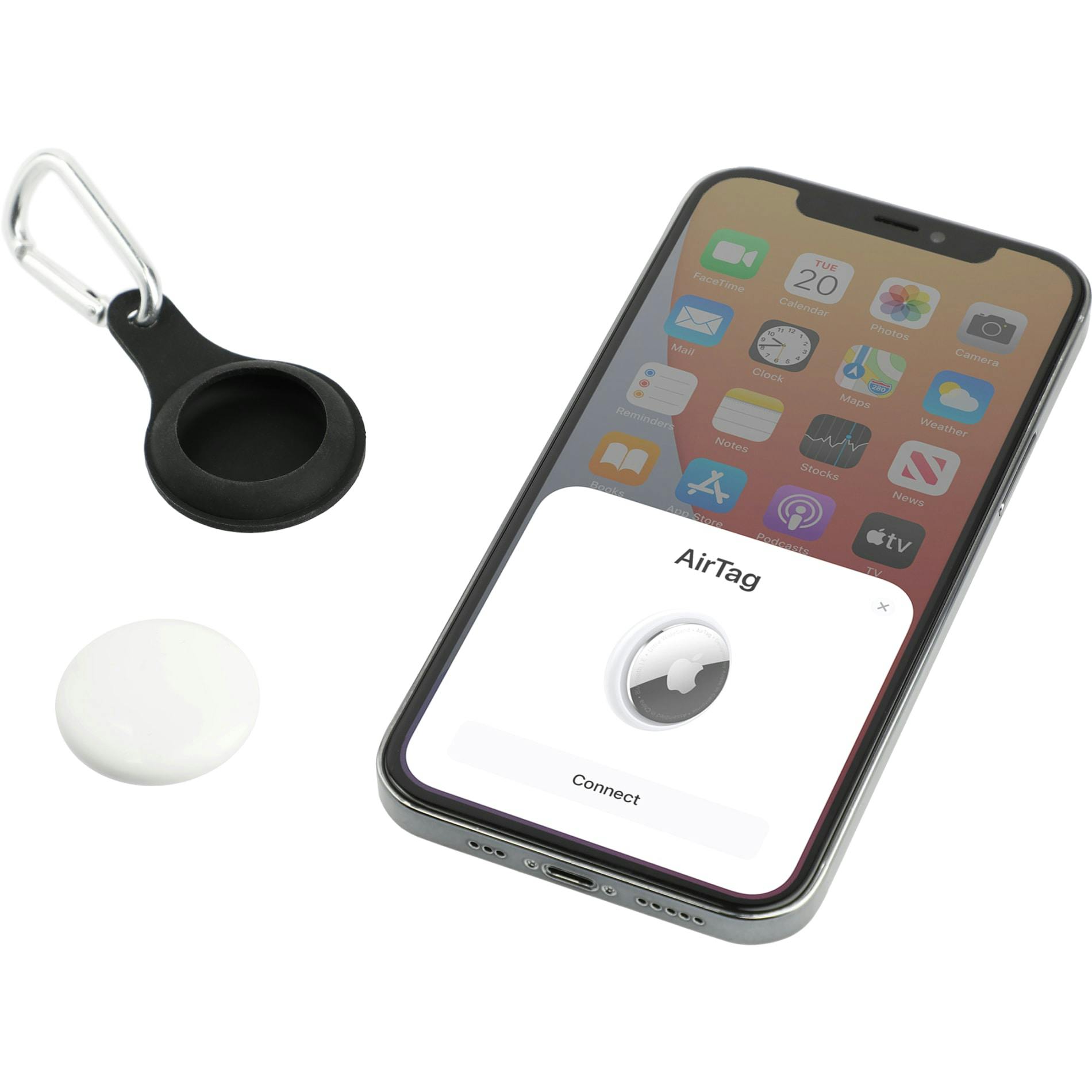 AirTag Silicone Case and Carabineer - additional Image 2