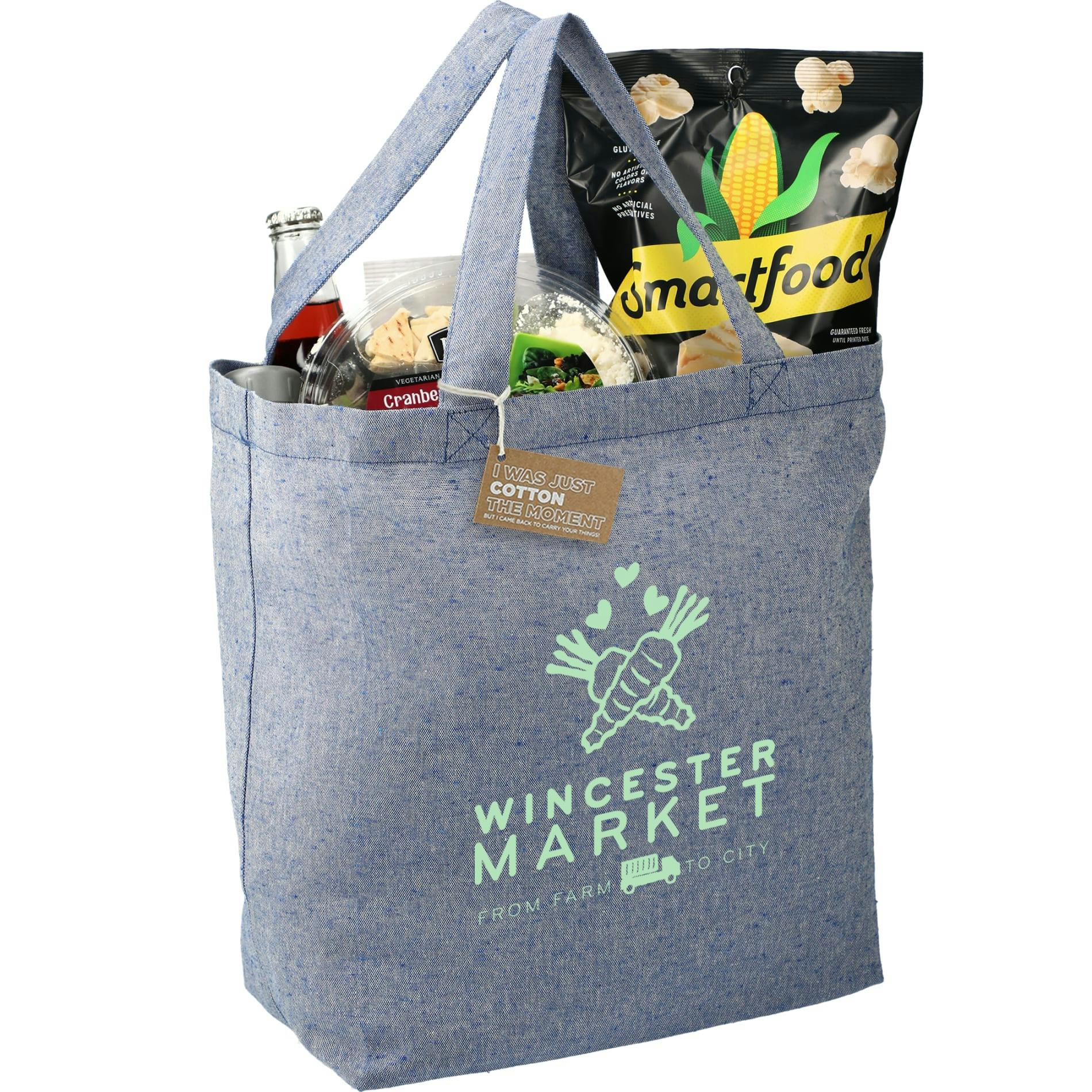 Recycled 5oz Cotton Twill Grocery Tote - additional Image 1