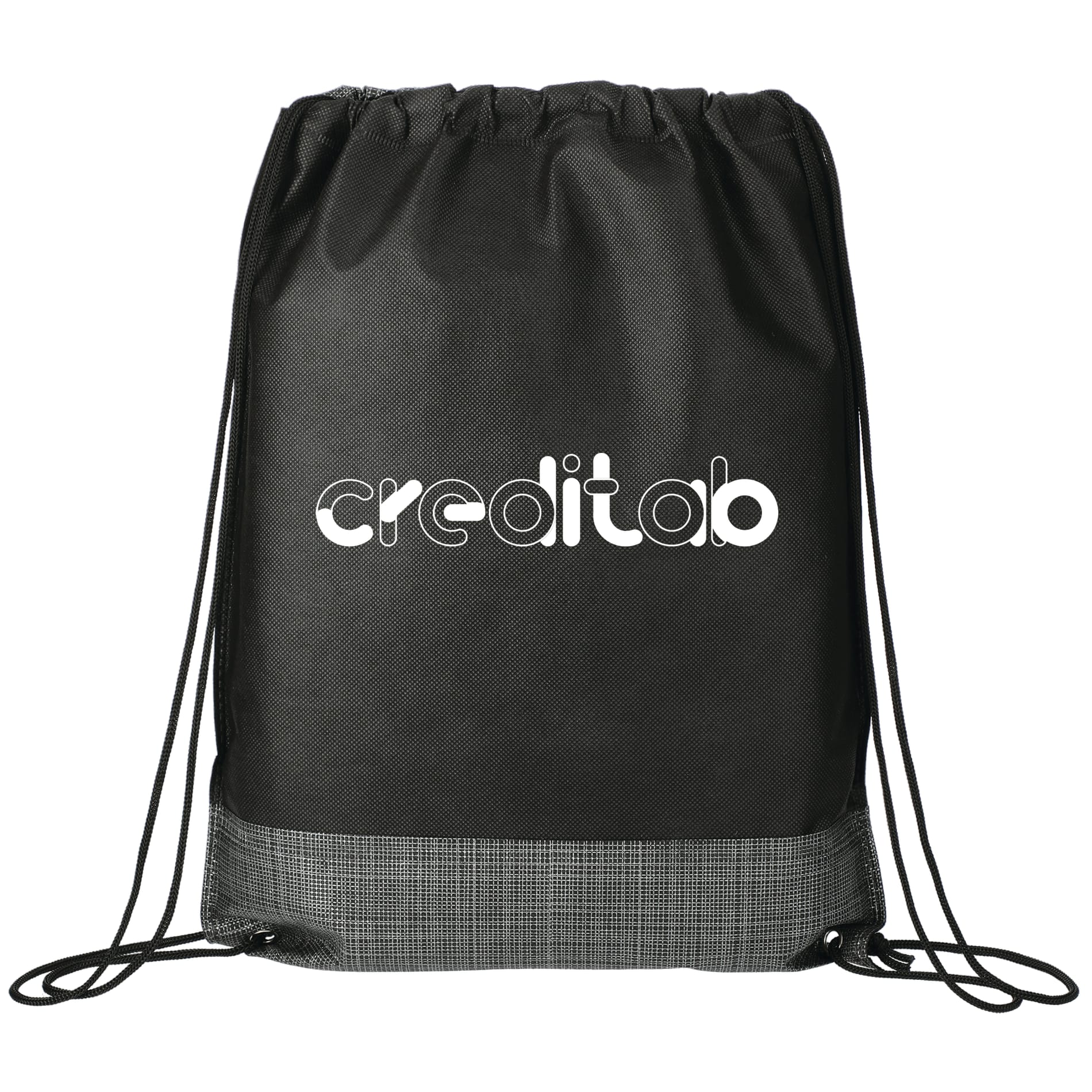 Custom Crossweave Heat Sealed Drawstring Bag | Design Online