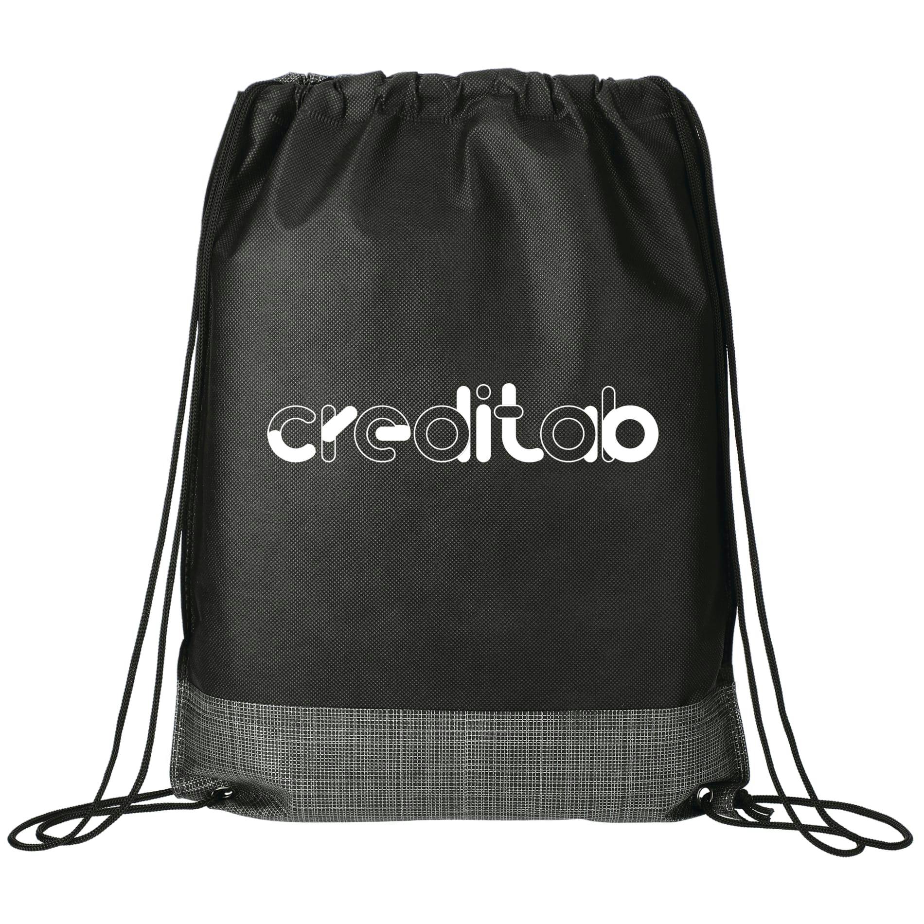 Custom Crossweave Heat Sealed Drawstring Bag | Design Online