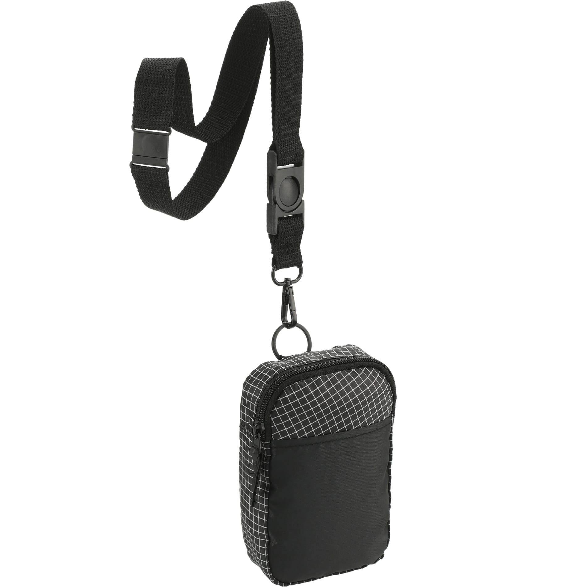 Custom Grid Lanyard Phone Pouch | Design Online