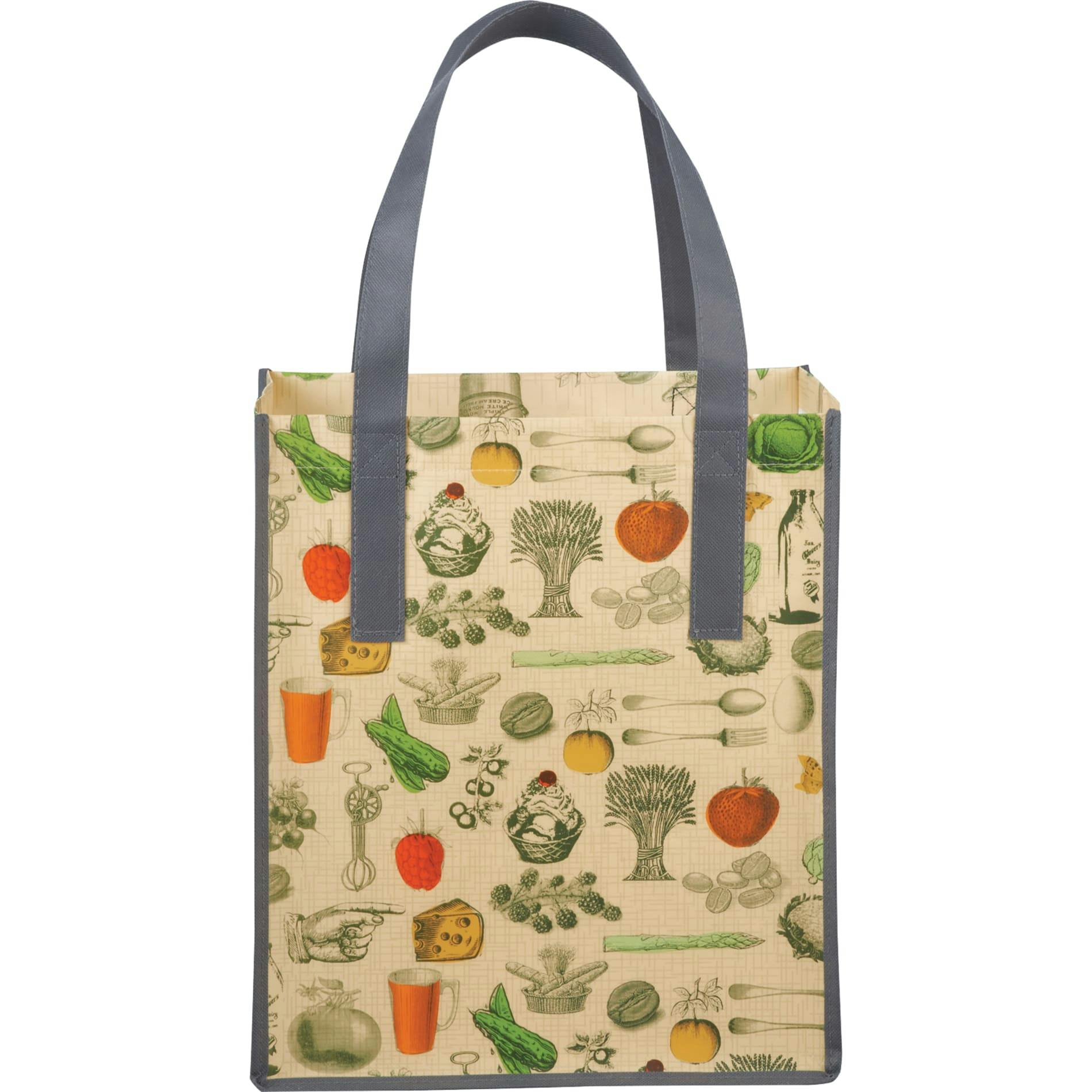 Big Grocery Vintage Laminated Non-Woven Tote - additional Image 1