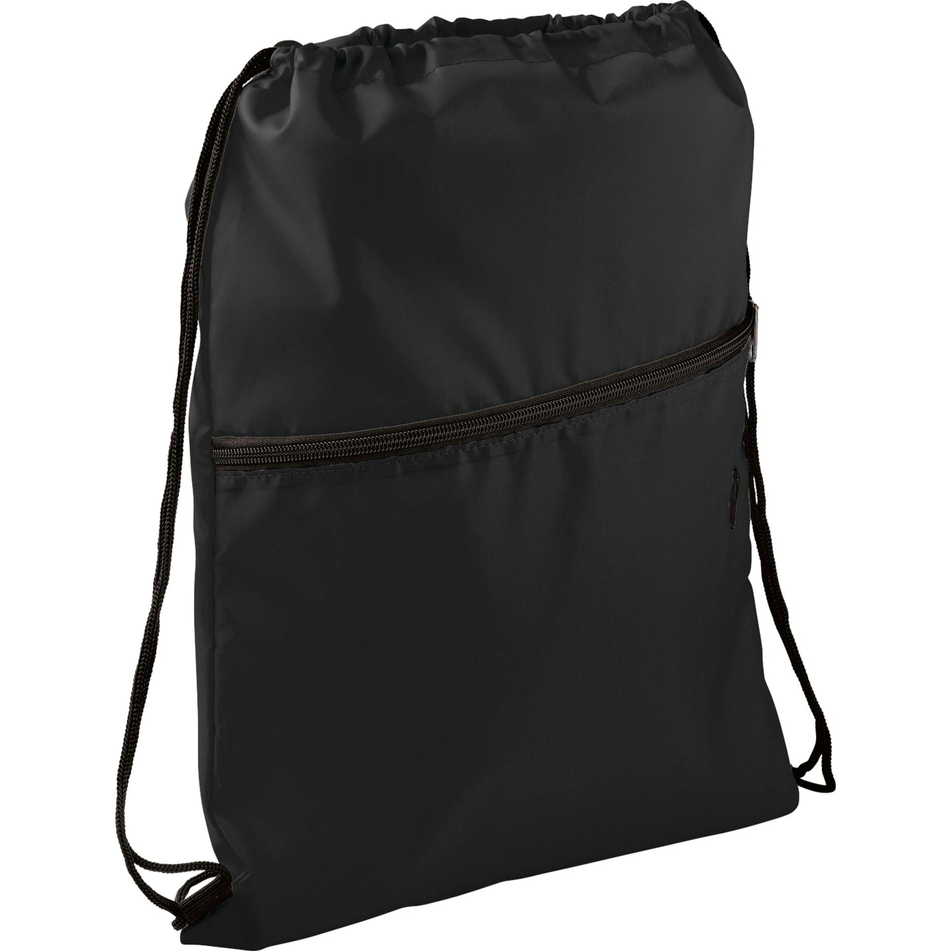 Insulated Zippered Drawstring Bag - additional Image 2