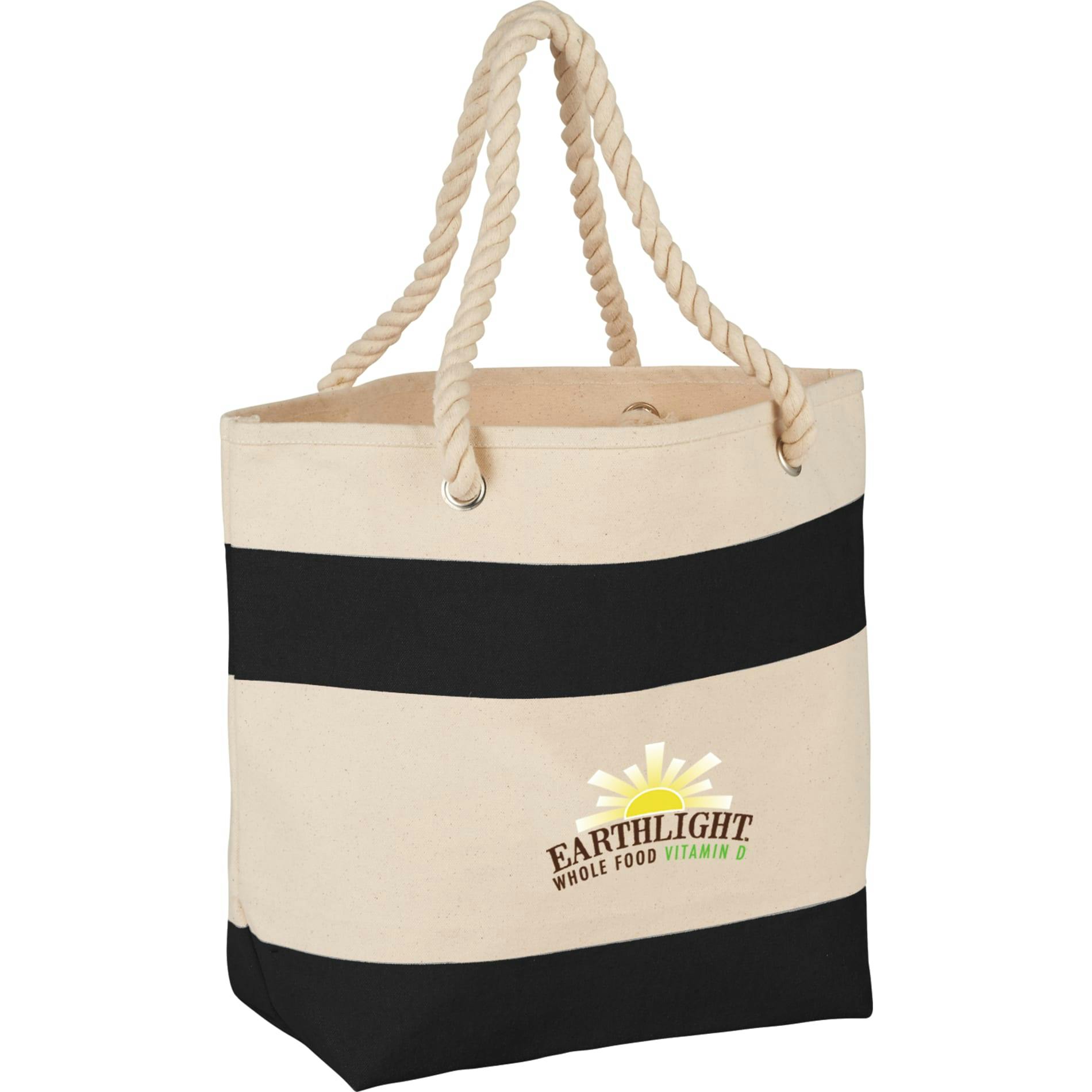 Rope Handle 16oz Cotton Canvas Tote - additional Image 1