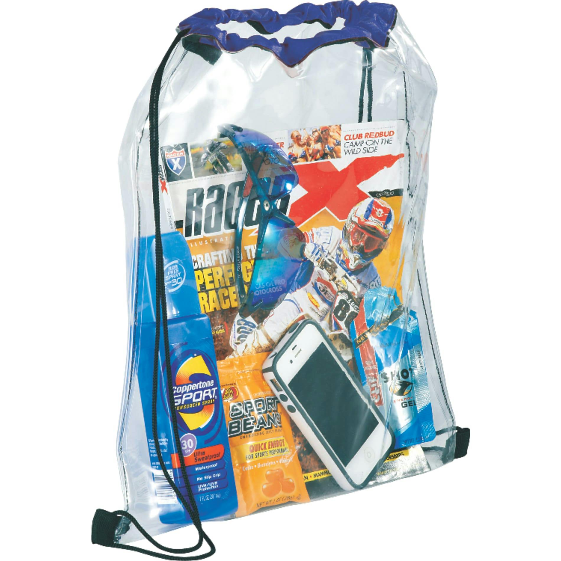 Rally Clear Drawstring Bag - additional Image 1