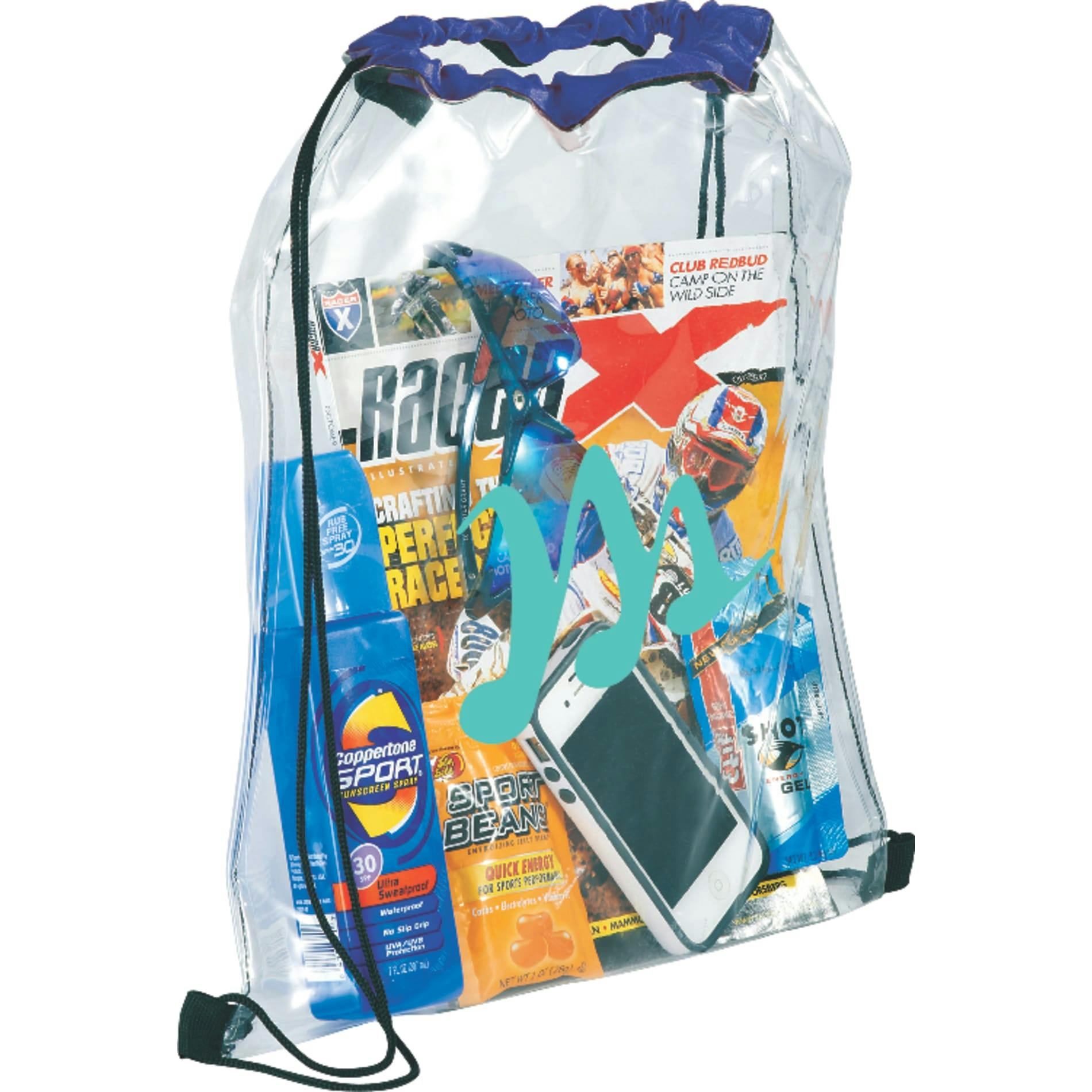 Rally Clear Drawstring Bag - additional Image 2