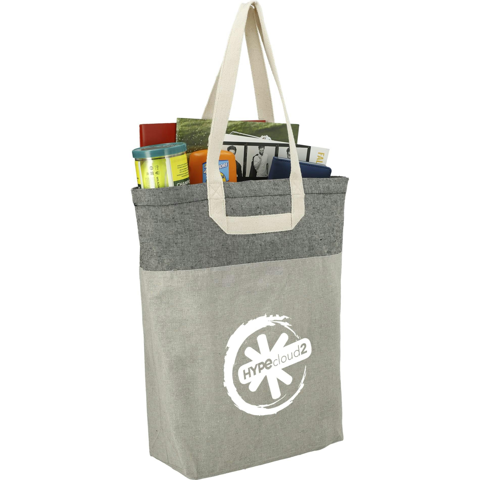 Recycled Cotton U-Handle Book Tote - additional Image 3