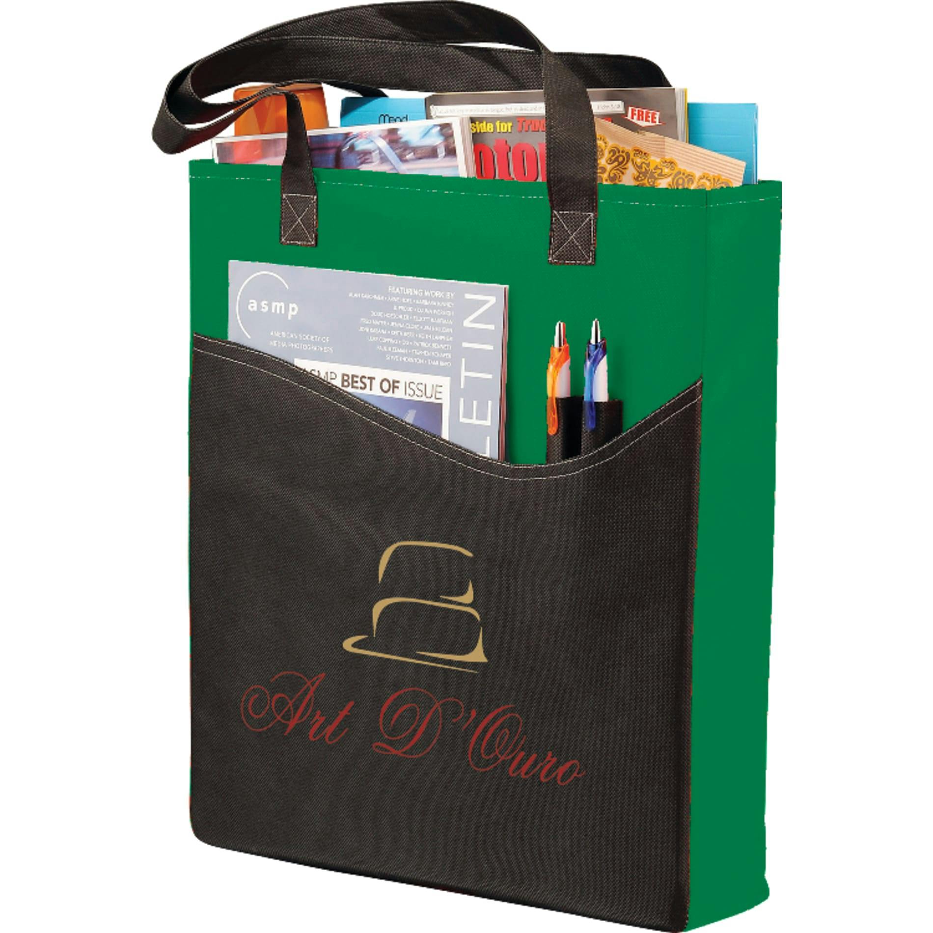 Rivers Pocket Non-Woven Convention Tote - additional Image 1