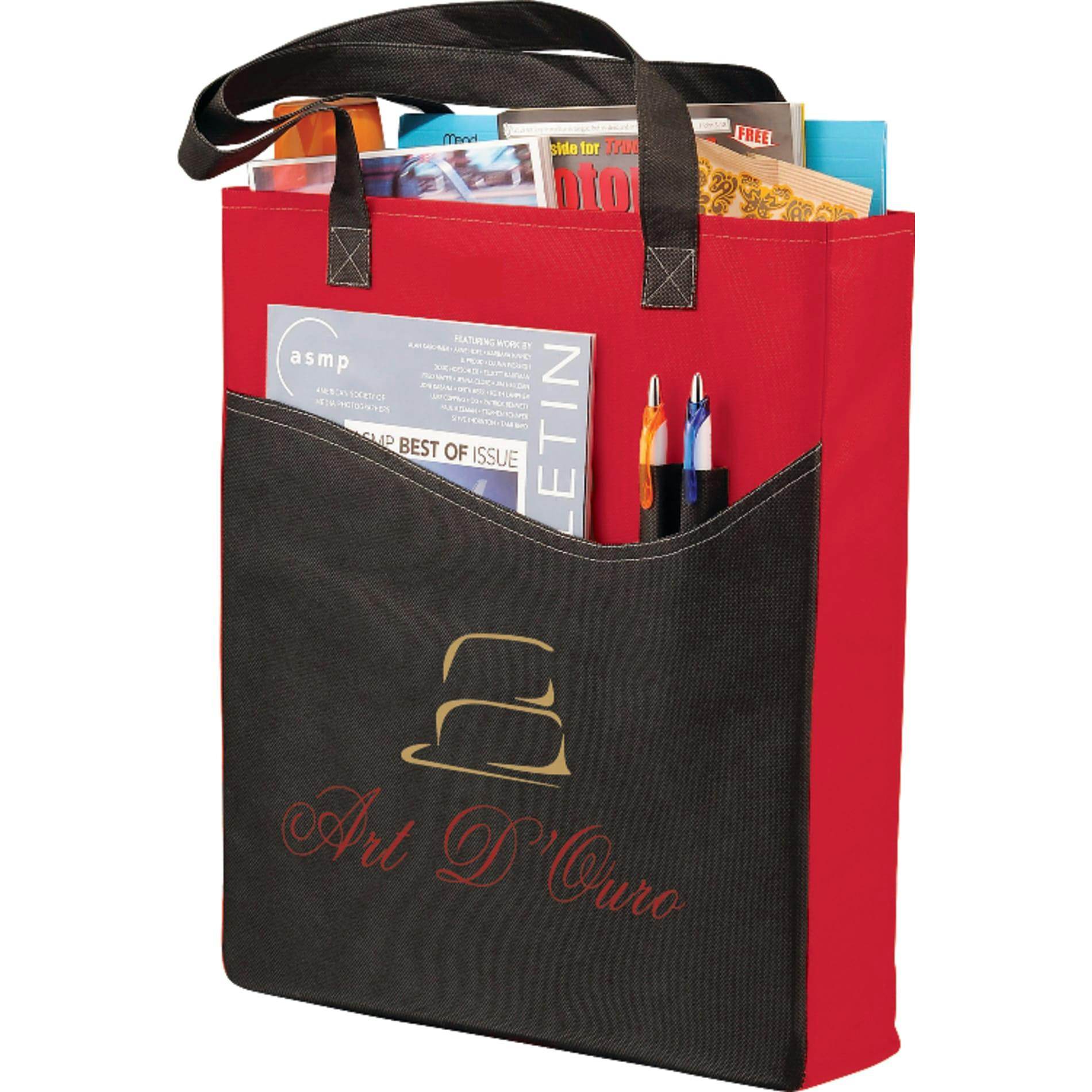 Rivers Pocket Non-Woven Convention Tote - additional Image 2