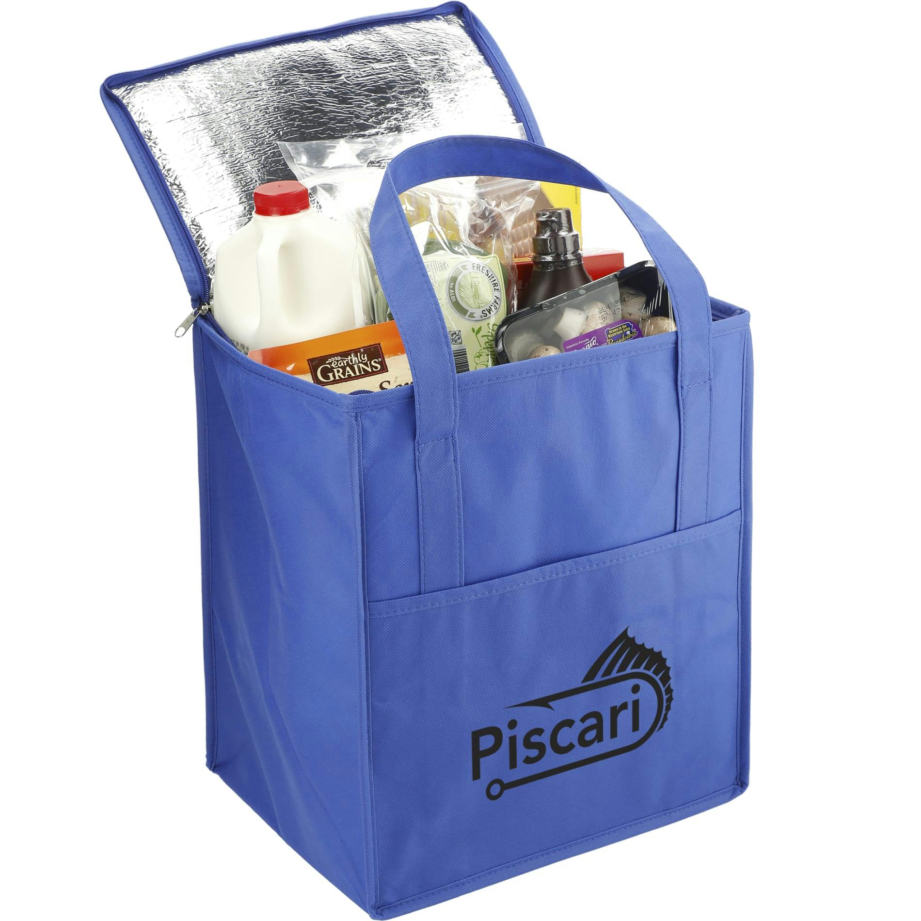 Hercules Flat Top Insulated Grocery Tote - additional Image 1