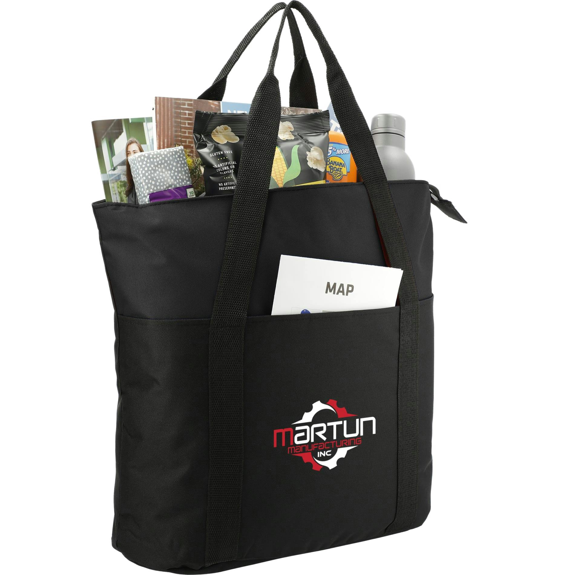 Custom Heavy Duty Zippered Convention Tote | Design Online
