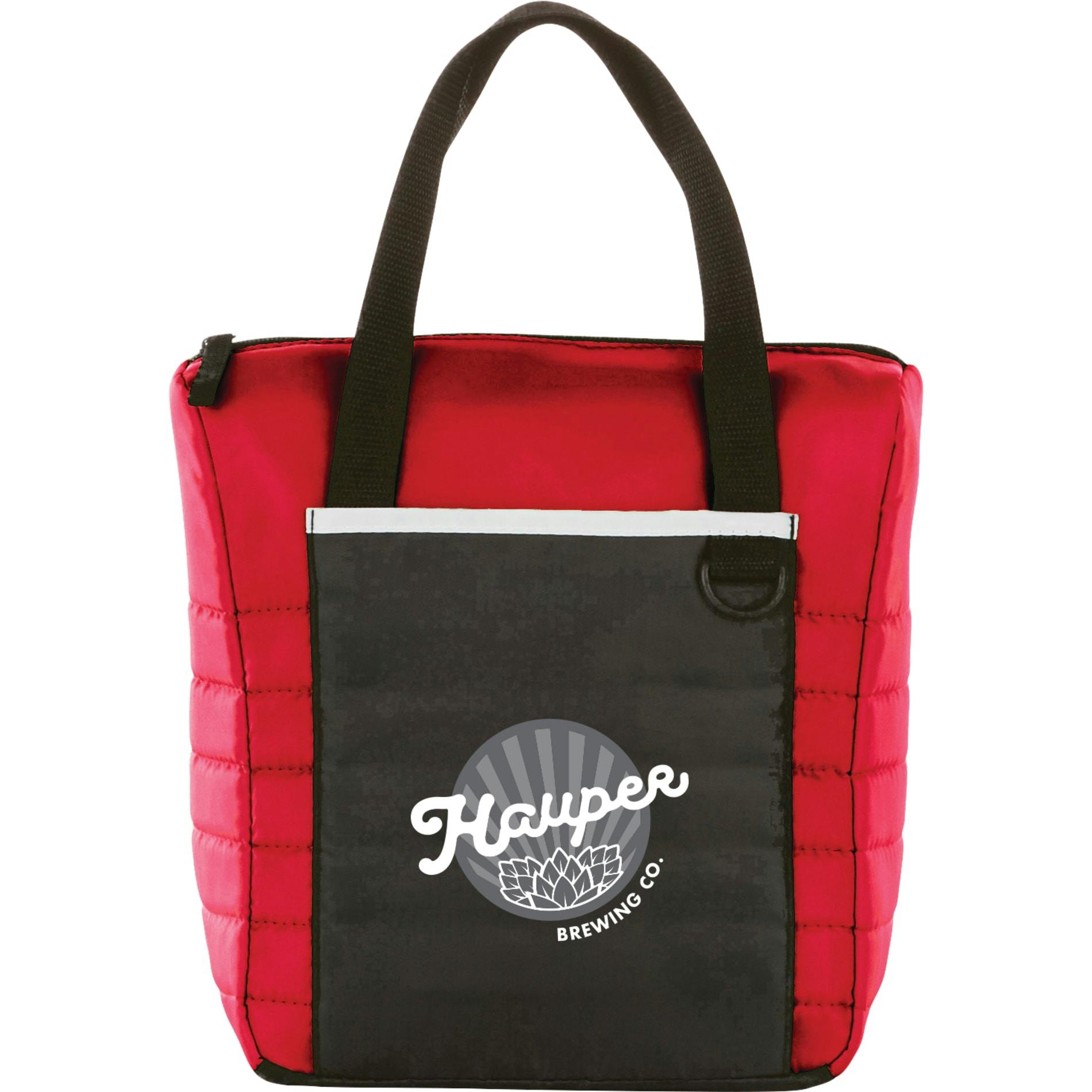 Quilted 12-Can Lunch Cooler - additional Image 1