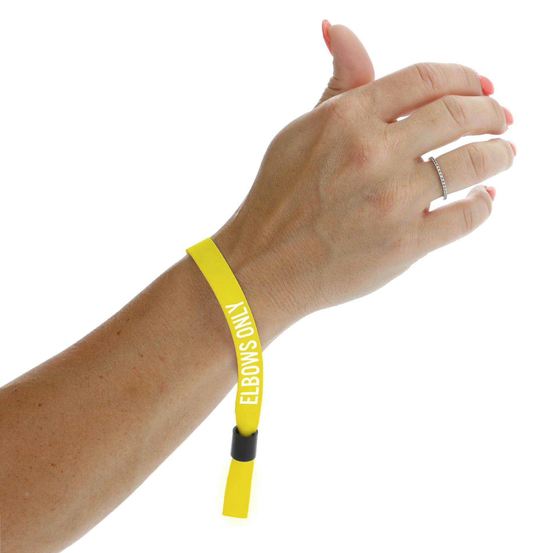Full Color 1/2" Social Distancing Wristband - additional Image 5