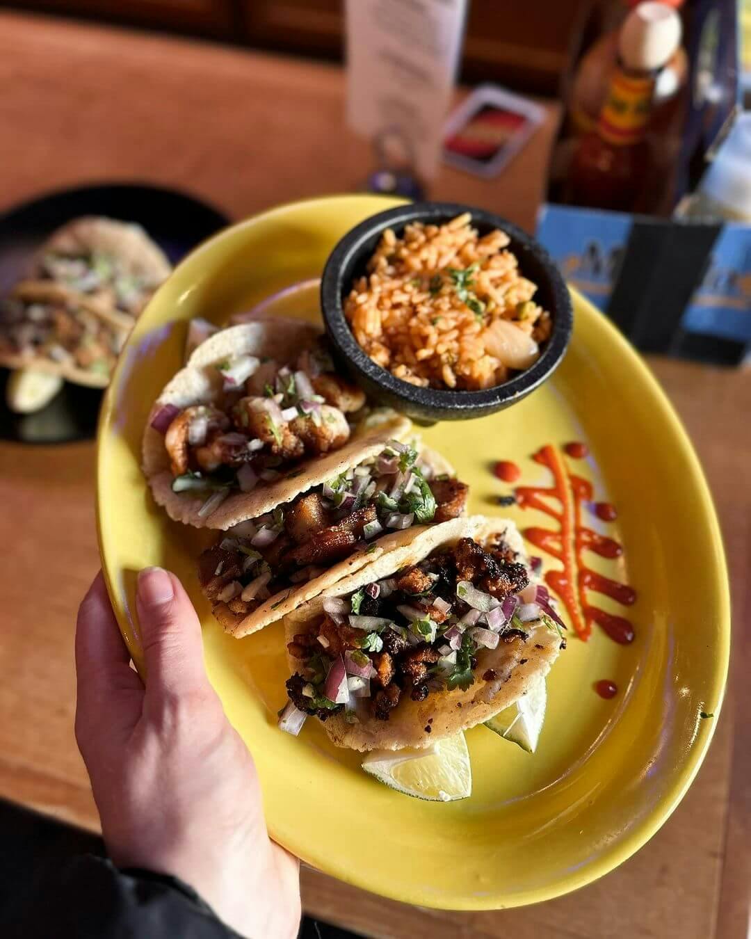 carne asada tacos from tio pablo's in rva