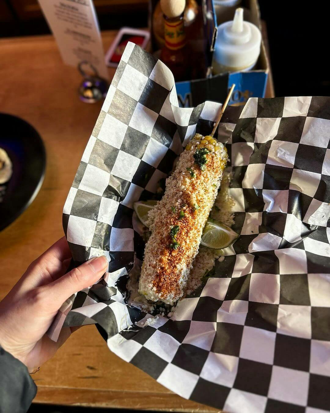 elote from tio pablo's in rva