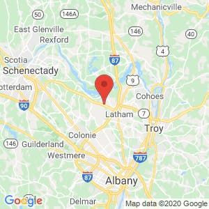 A-Metro Latham Self Storage map