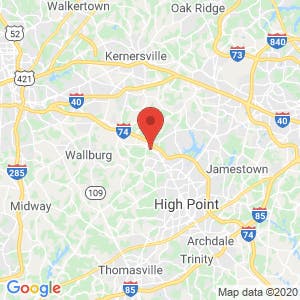 AAA Self Storage on North Main Street map