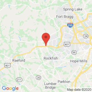 All American Airborne Self-Storage map