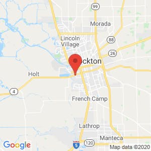 American Self Storage and RV/Boat Parking of Stockton map