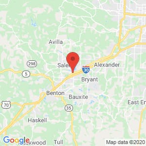 Ample Self Storage Benton map