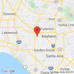 Anaheim RV Storage map