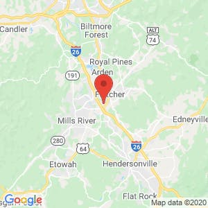 Arden Fletcher Self Storage map