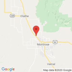 Aspen Storage of Montrose map