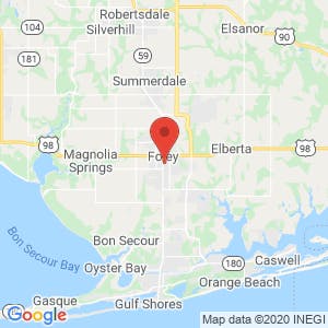 Azalea Avenue Self Storage map