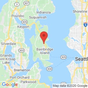 Bainbridge Self Storage map