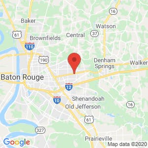 Baton Rouge Self Storage map