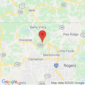 Bella Vista Mini Storage map