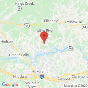 Bethlehem Self Storage map