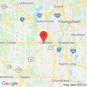 Buckeye Storage of Canfield map