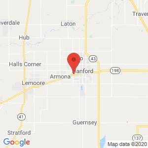 Budget Mini Storage – Hanford map