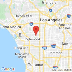 Crenshaw Self Storage map