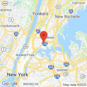 CubeSmart Bronx map
