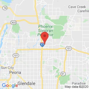 Deer Valley Mini & RV Storage Phoenix map