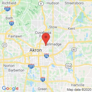 Evans Ave. Mini Storage map