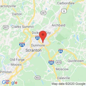 Extra Space Storage DBA Dunmore Self Storage map