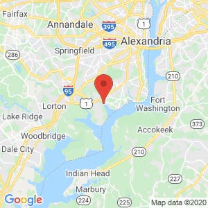Fort Belvoir Marina map