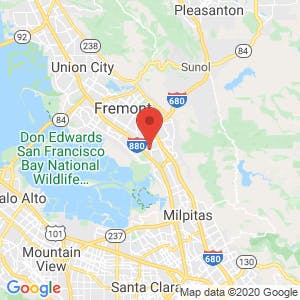 Fremont Vehicle Storage map