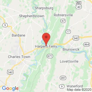 Harpers Ferry map