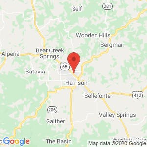 Harrison Mini Storage map