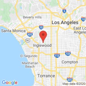 Inglewood Self Storage map